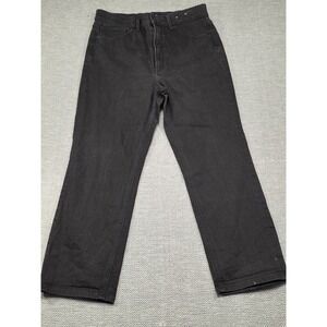 EXPRESS Women Black Super High‎ Rise Straight Leg Jeans Size 10